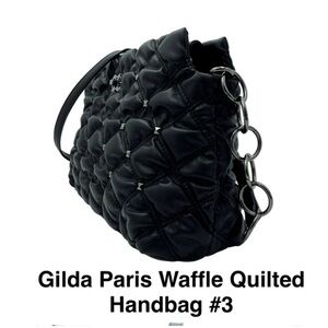 For Live Show -Gilda Paris Waffle Quilted Handbag #3